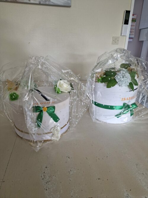 Urne décorée — mariage, anniversaire, communion