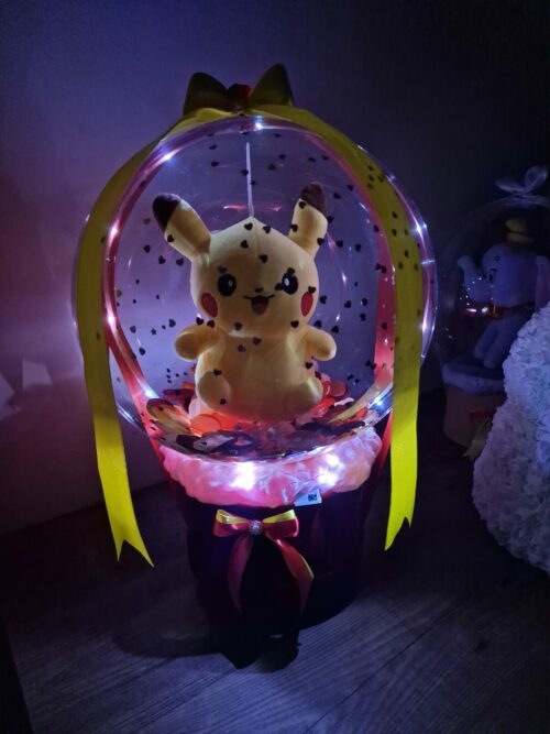 Ballon Bulle — peluche, couverture & lumière LED