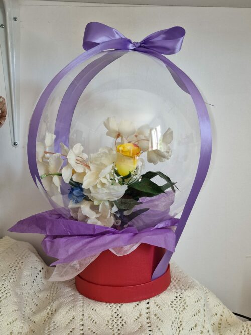 Bulle avec fleur